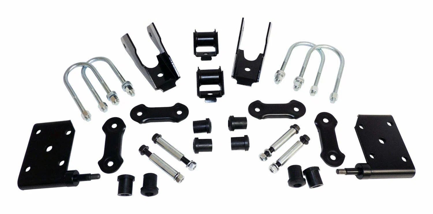 Crown Automotive - Metal Black Leaf Spring Mounting Kit - 52040407K